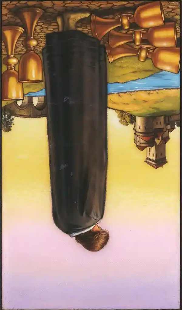 El 5 de Copas y su Significado en el Tarot 5 de Copas invertido