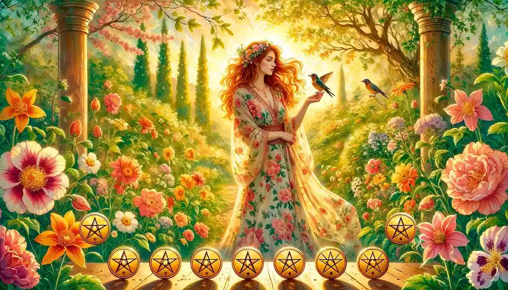 El 9 de Oros: Símbolo de Esfuerzo y Recompensa en el Tarot 9 de oros en el Tarot