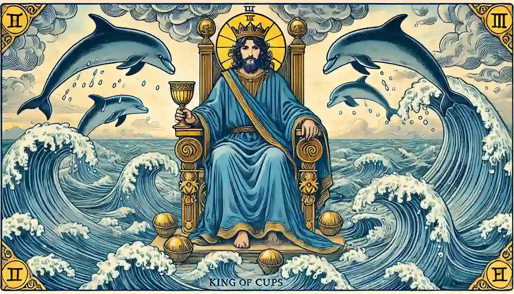 El Rey de Copas: Equilibrio Emocional, Sabiduría y Liderazgo El rey de copas arcano menor del tarot