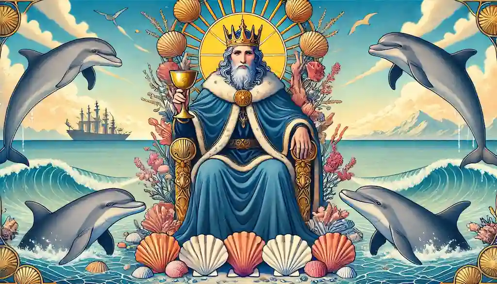 El Rey de Copas: Equilibrio Emocional, Sabiduría y Liderazgo El rey de copas del tarot