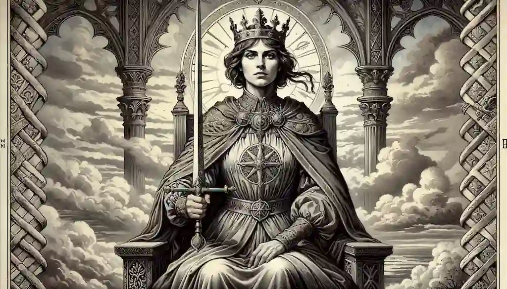 Reina de Espadas en el Tarot: La Sabiduría y el Razonamiento Frío La reina de espada tarot