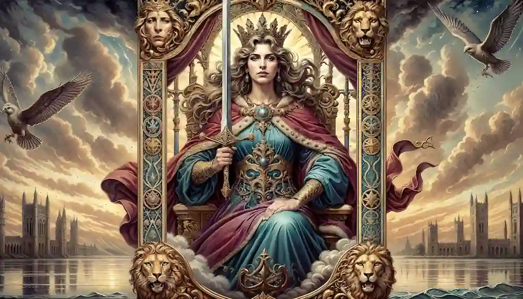 Reina de Espadas en el Tarot: La Sabiduría y el Razonamiento Frío Reina de Espadas en el Tarot