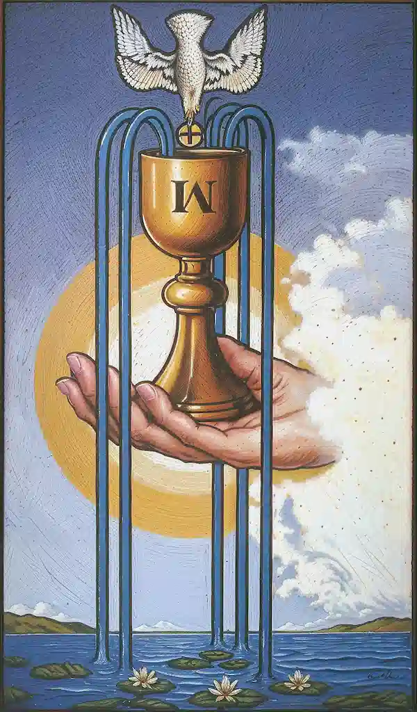 El As de Copas y su Significado en el Tarot as de Copas al derecho