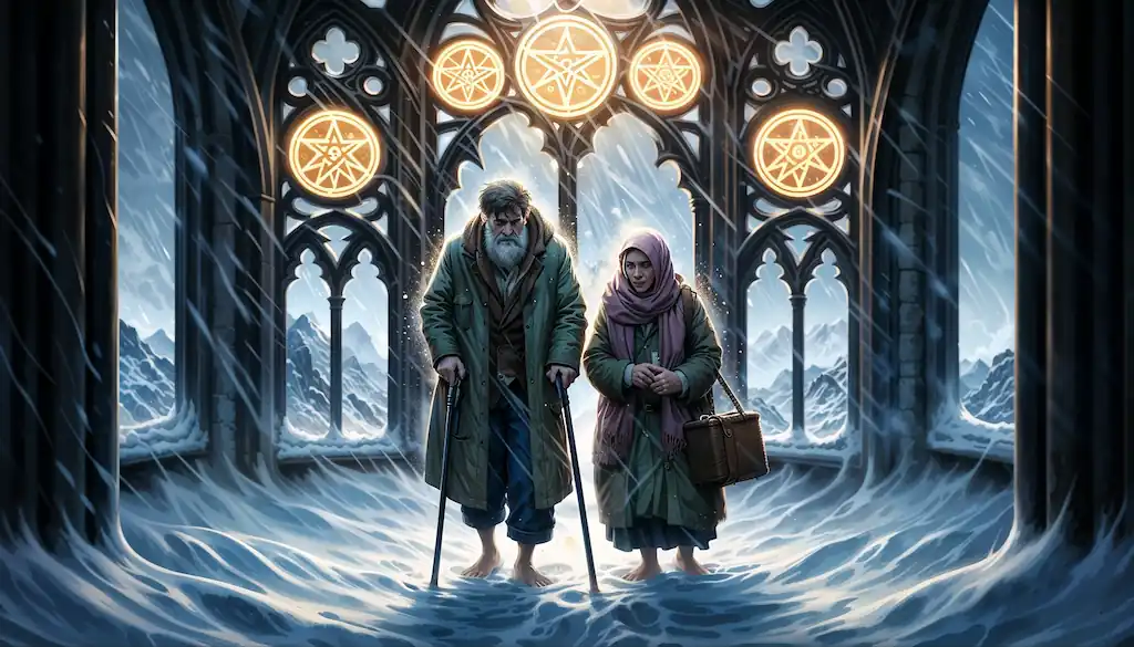 Supera la Crisis con el Poder del 5 de Oros en el Tarot cinco de oros en el tarot