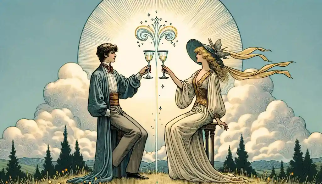 El 2 de Copas y su Significado en el Tarot el 2 de copas en el tarot