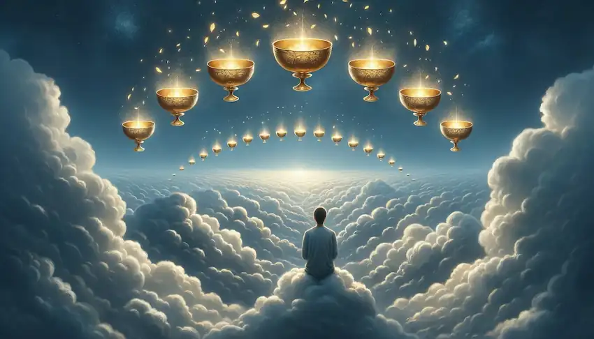 El 7 de Copas y su Significado en el Tarot el 7 de copas en el tarot