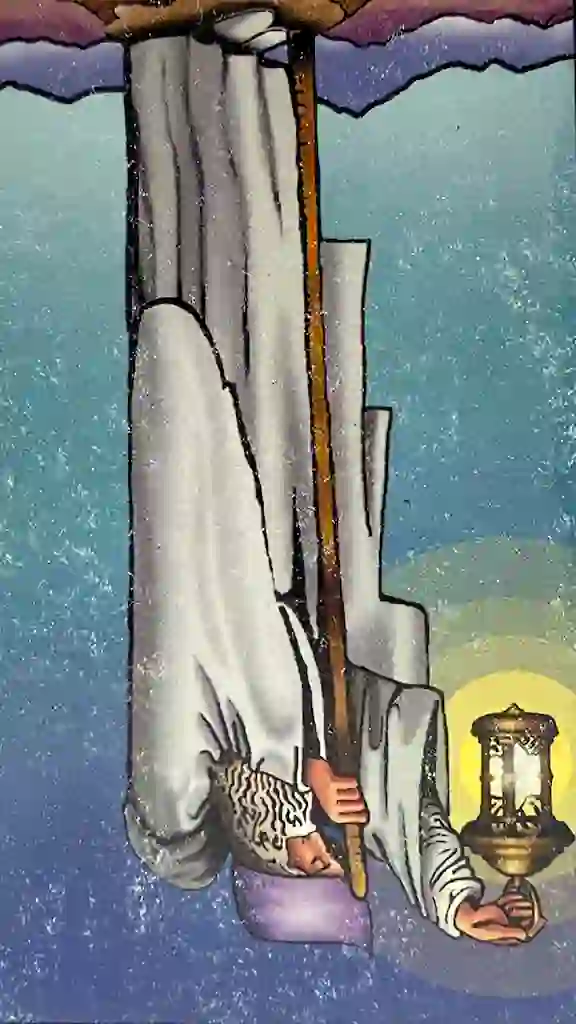 El Ermitaño en las Cartas del Tarot el ermitaño al reves en las cartas del tarot