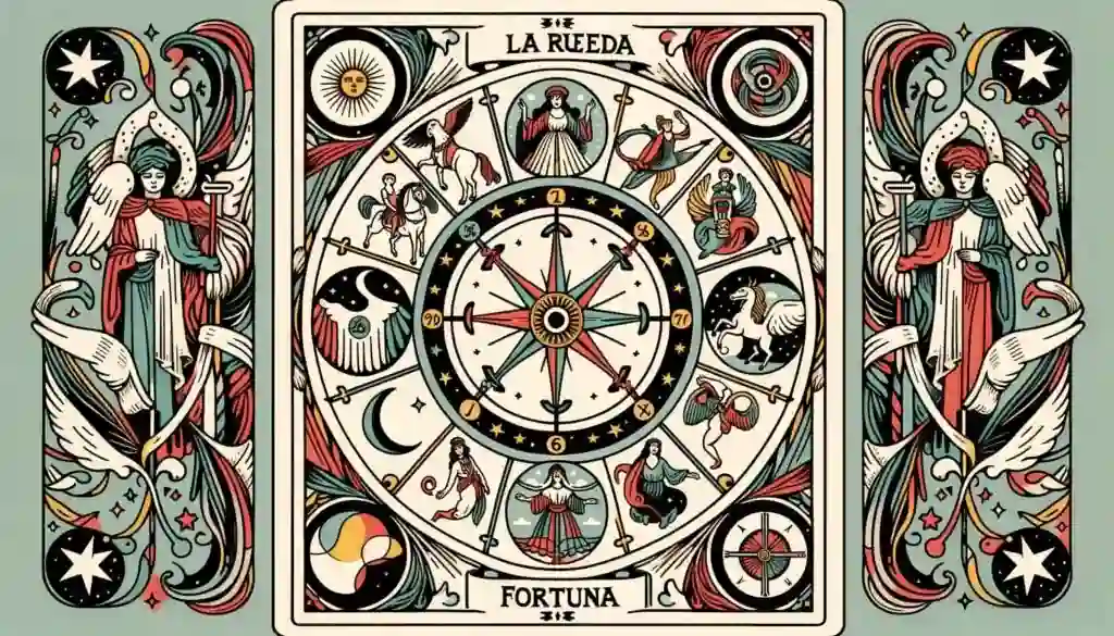 La Rueda de la Fortuna en las Cartas del Tarot la rueda de la fortuna