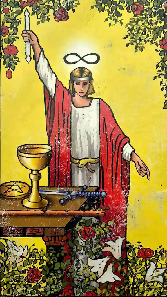 Los 22 Arcanos Mayores del Tarot el mago del tarot carta