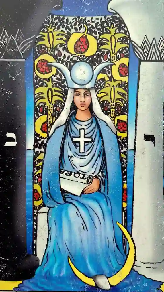 Los 22 Arcanos Mayores del Tarot la sacerdotisa carta del tarot