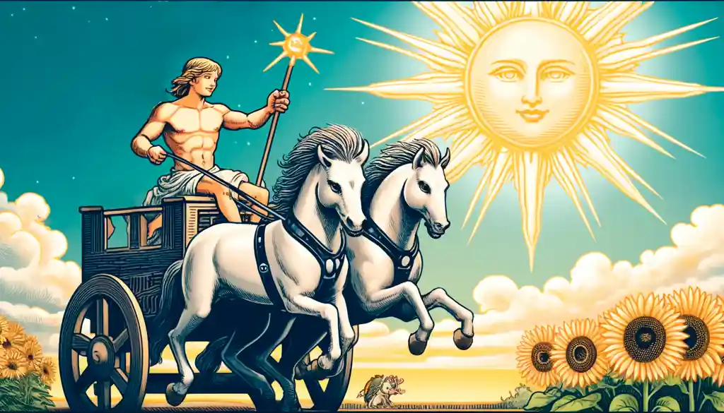 Combinación de El Carro y El Sol: Triunfo, Claridad y Éxito en Tu Vida Combinacion de El carro y El sol