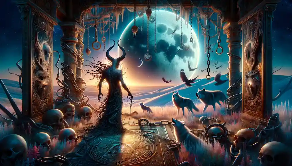 El Diablo y La Luna en el Tarot: Simbolismo, Significado y Lecturas Combinadas El diablo y La luna
