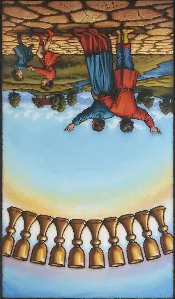 Explorando el 10 de Copas: La Carta de la Felicidad Plena 10 de copas invertido