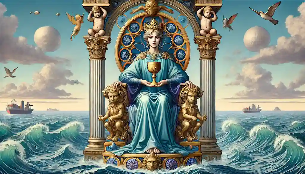 La Reina de Copas en el Tarot: Una Guía Completa La reina de copas del tarot
