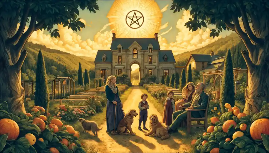 El 10 de Oros: La Carta de la Prosperidad y Seguridad Financiera en el Tarot el 10 de oros en el tarot