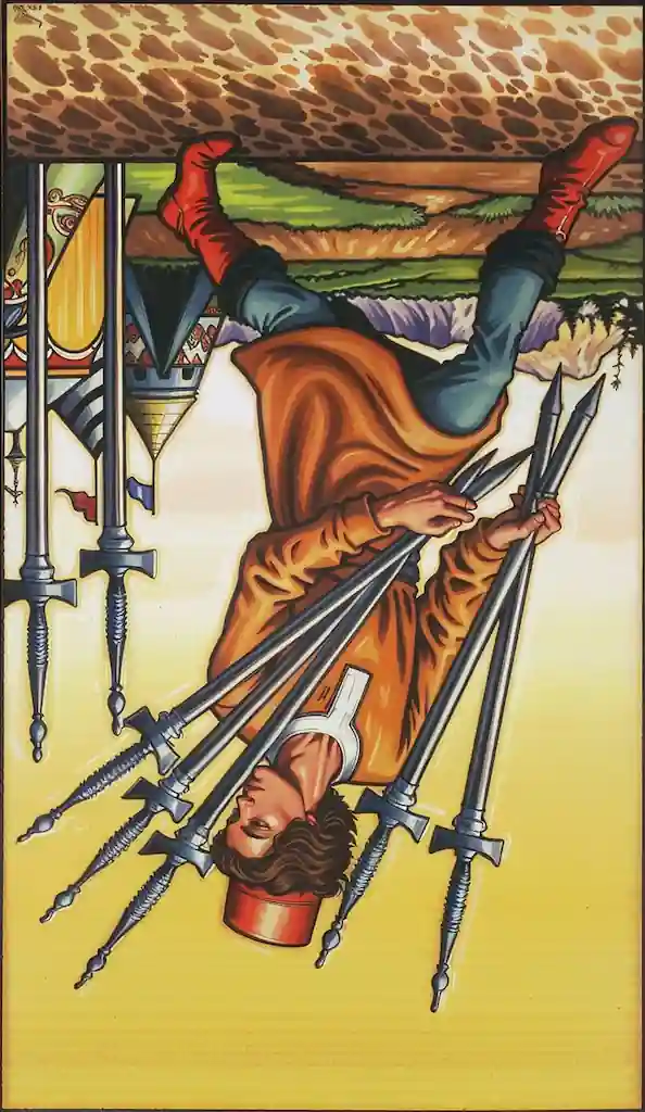 ¿Estrategia o Traición? Desentrañando el Significado del 7 de Espadas en el Tarot 7 de espadas invertido tarot