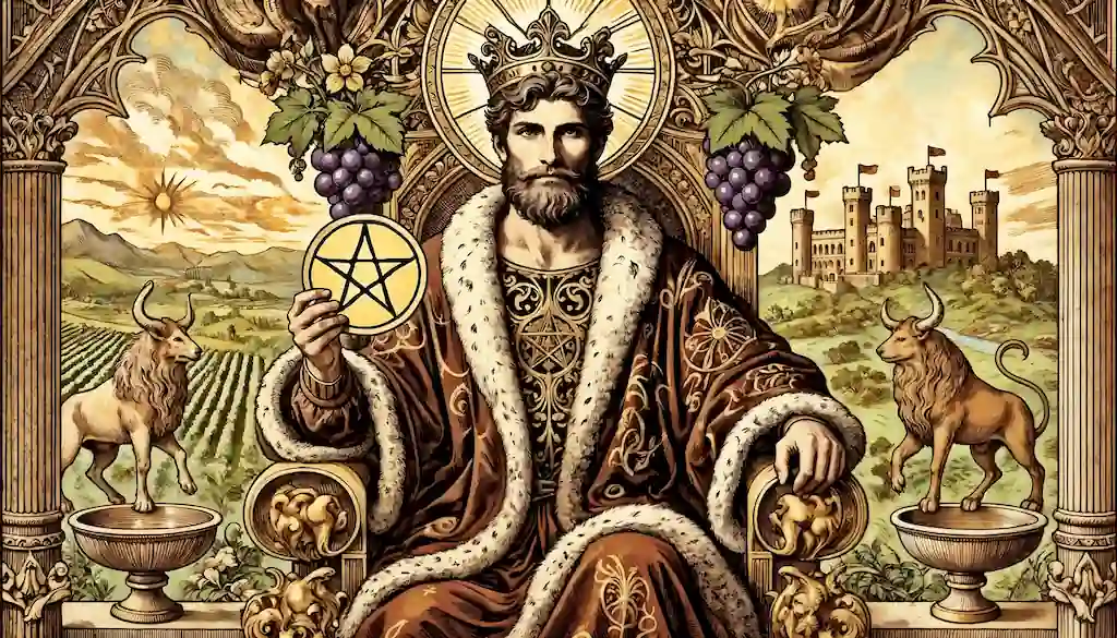 El Rey de Oros en el Tarot: Más Allá de la Riqueza Material Rey de Oro del tarot