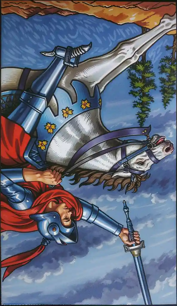 Caballero de Espadas: ¿Tu Aliado o Advertencia en el Camino del Tarot? Caballero de Espadas al Revés en el Tarot