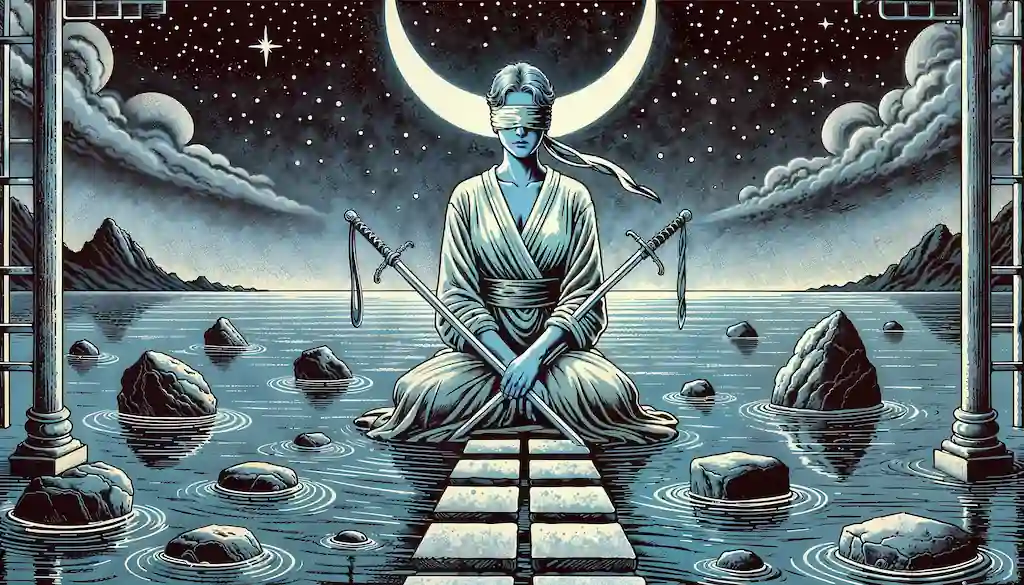 El 2 de Espadas en el Tarot: Desentrañando Dudas y Decisiones El 2 de Espadas en el Tarot