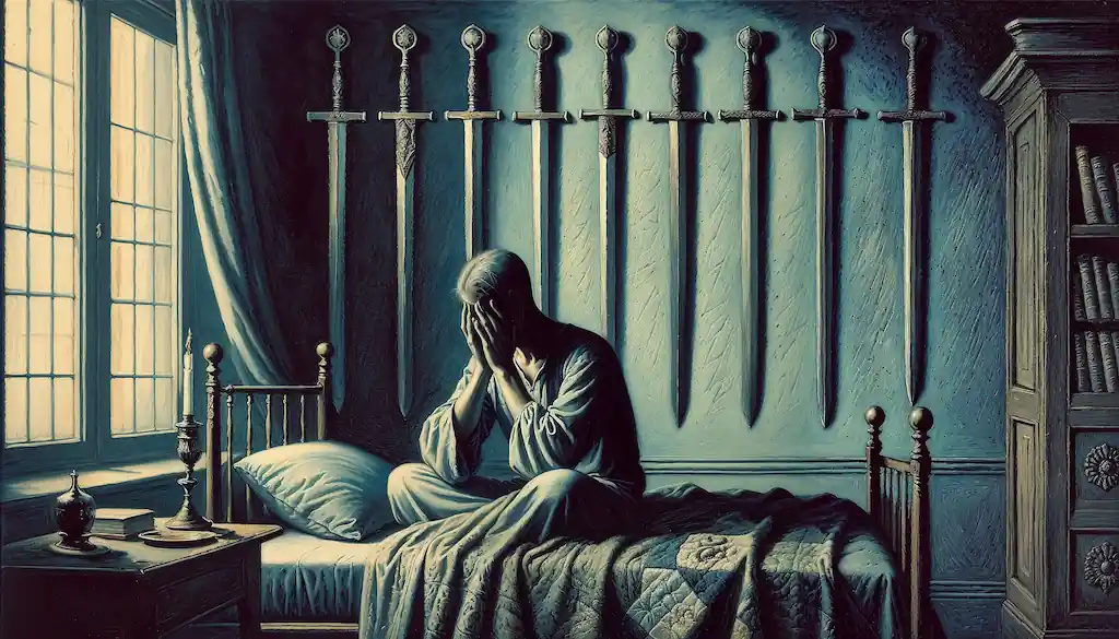 El 9 de Espadas en el Tarot: ¡Confronta tus Miedos Hoy! El 9 de Espadas en el tarot
