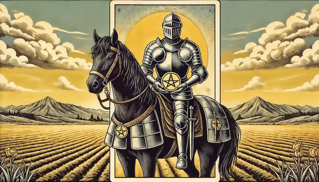 El Caballero de Oros: Responsabilidad y rutinas El caballero de Oros en el tarot