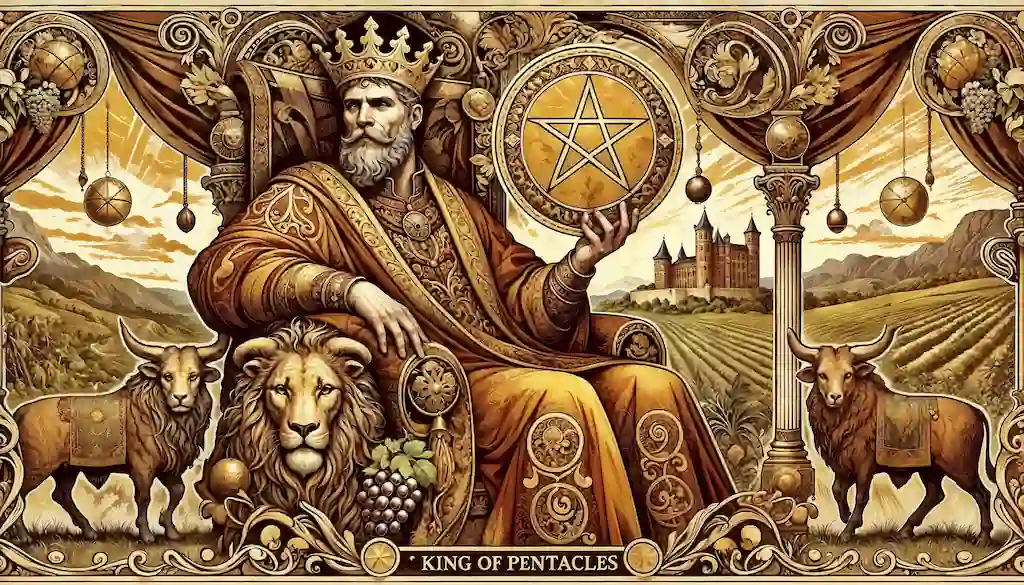 El Rey de Oros en el Tarot: Más Allá de la Riqueza Material El rey de oros en el tarot