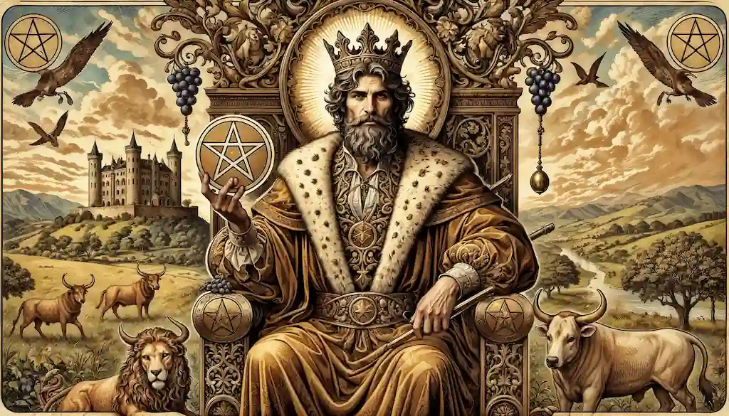 El Rey de Oros en el Tarot: Más Allá de la Riqueza Material Rey de Oro del tarot