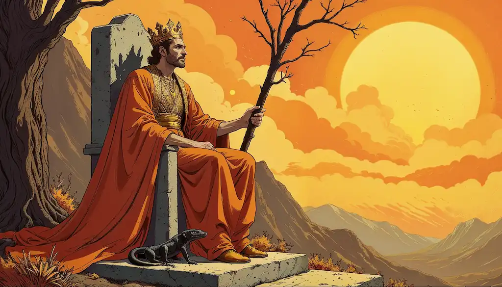 Rey de Bastos en el Tarot: La Clave para un Liderazgo Inquebrantable Rey de basto arcano menor del tarot