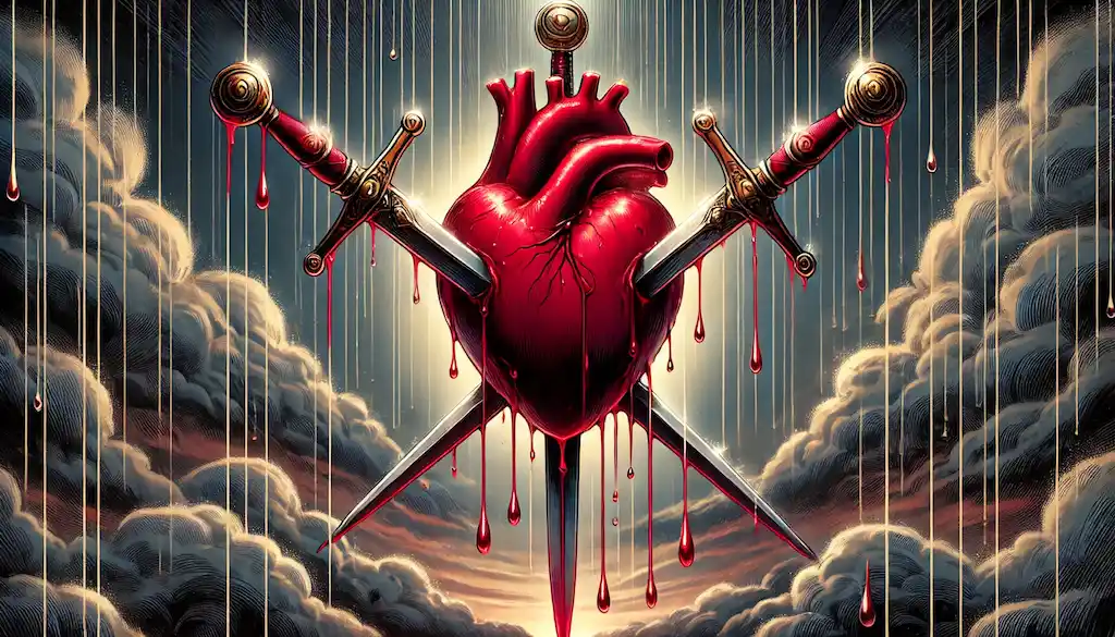 El 3 de Espadas en el Tarot: Una Mirada Profunda a la Tristeza y el Crecimiento carta del tres de espadas en el tarot