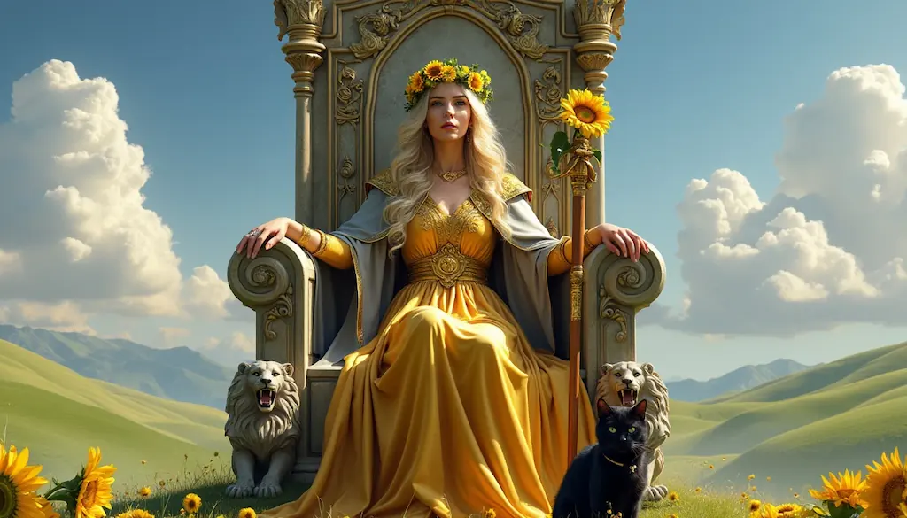 Descubre el Poder de la Reina de Bastos: ¡Liderazgo y Creatividad a tu Alcance! la Reina de Bastos en el Tarot