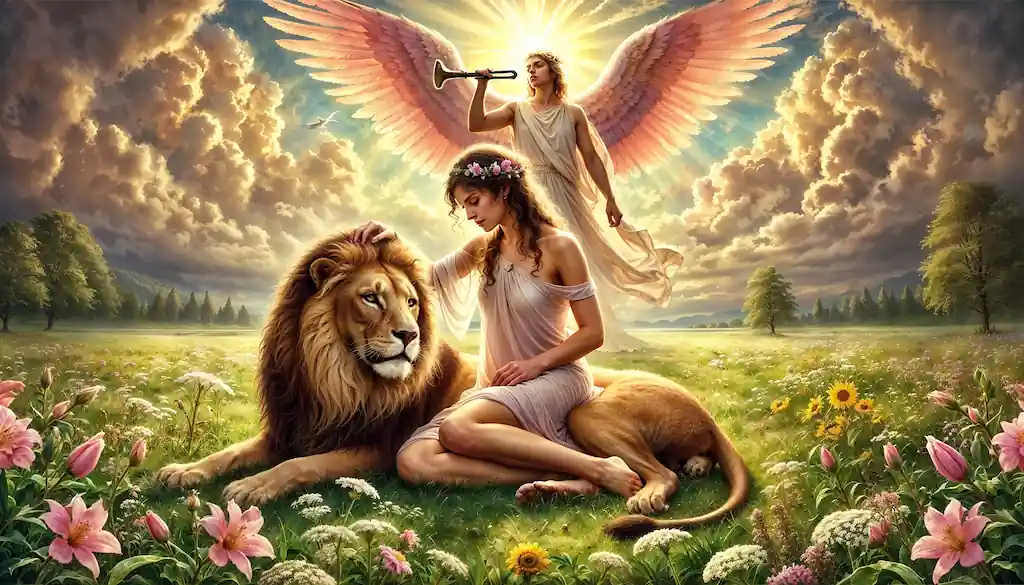 Deja que La Fuerza y El Juicio Guíen tu Camino hacia la Transformación la combinación El Juicio y La Fuerza del Tarot