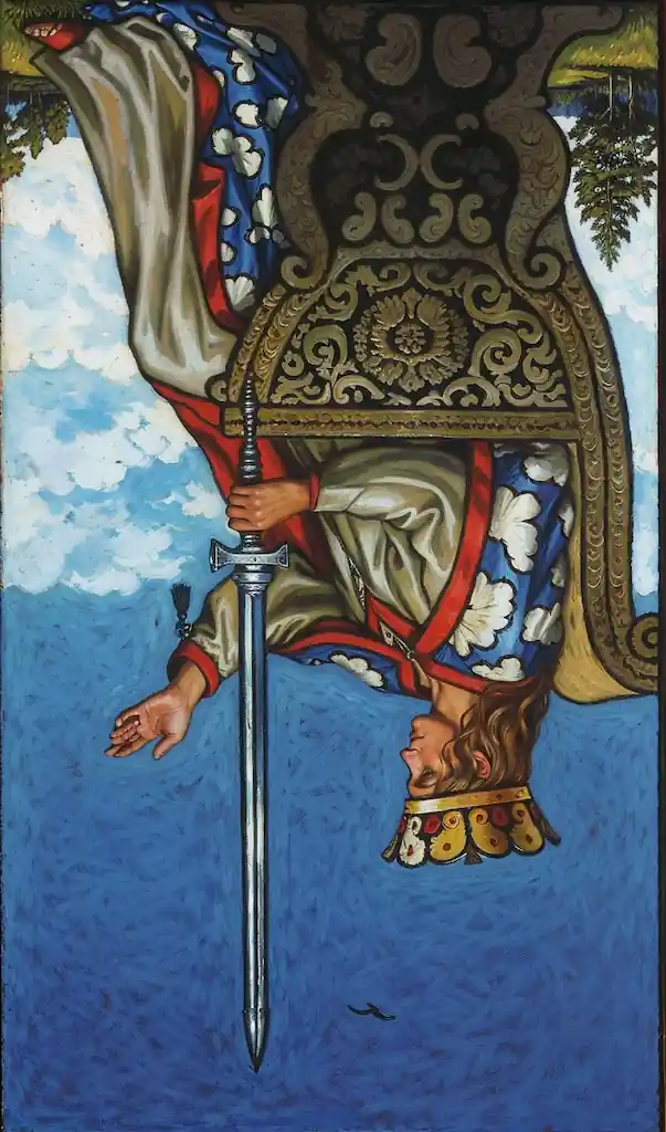 Reina de Espadas Invertido en el Tarot