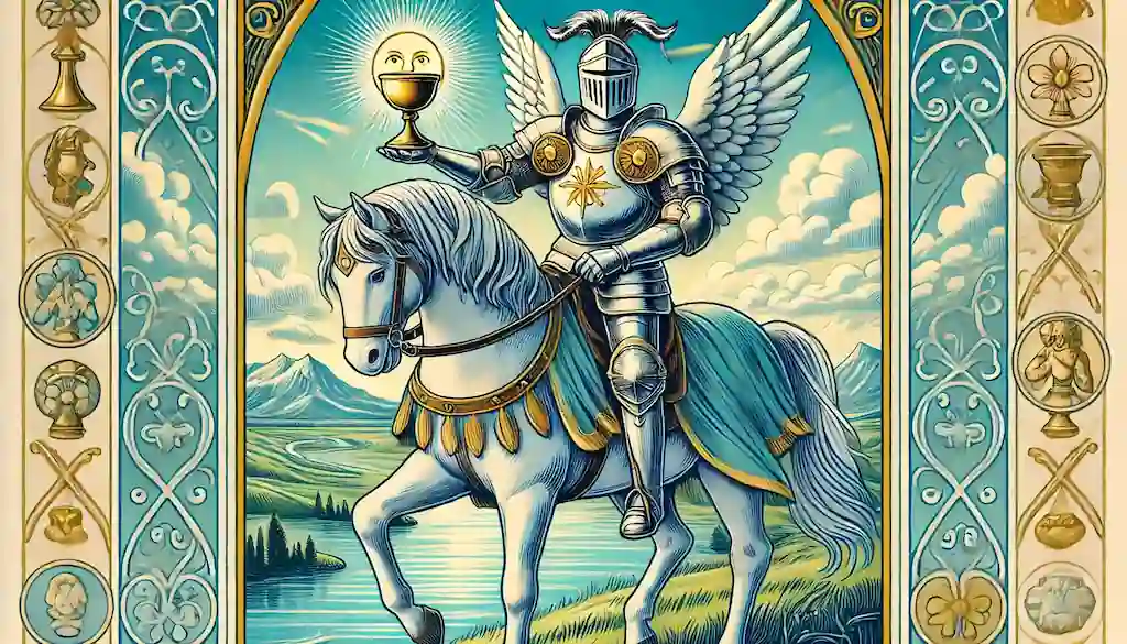 arcano menor El Caballero de Copas carta del Tarot