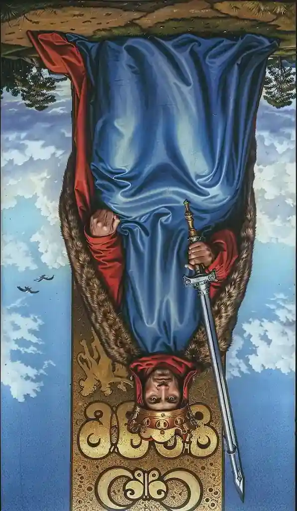 Rey de Espadas Invertido en el Tarot